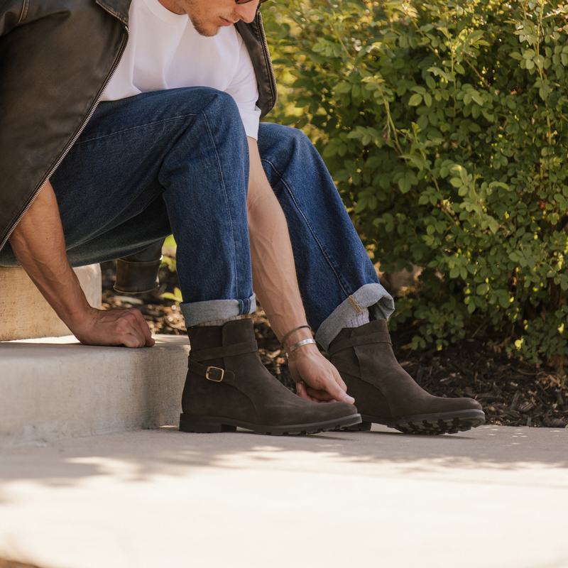 The Dylan Jodhpur Boot in Chocolate