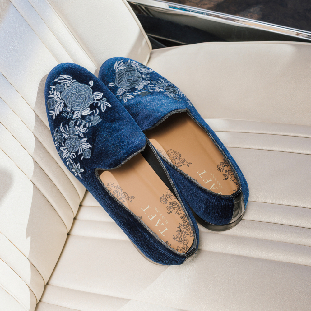 The Estate Slipper in Navy