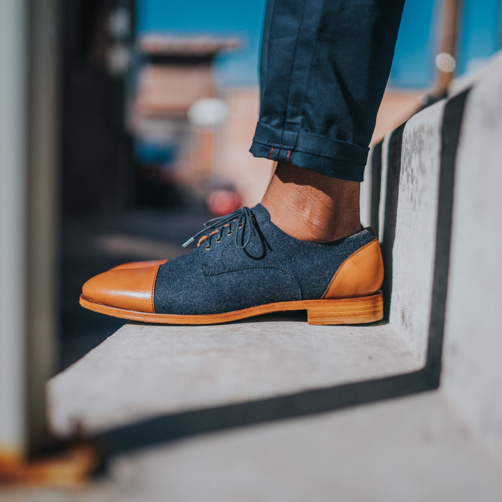 The Jack Shoe in Navy