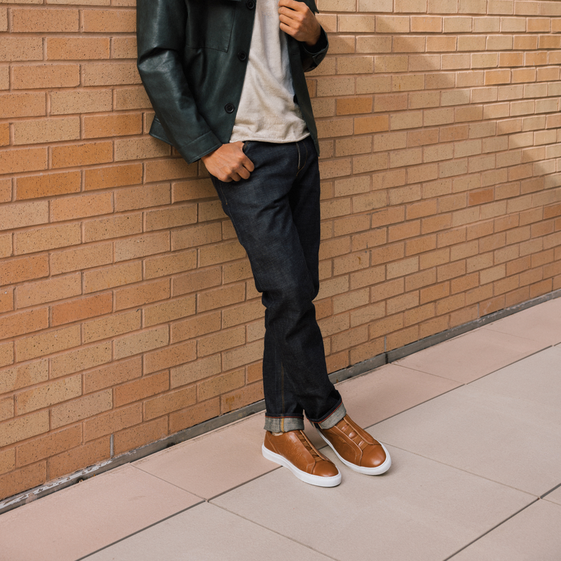 The James Sneaker in Tan