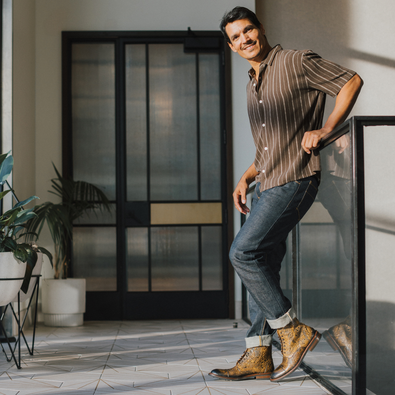 The Rome Boot in Oro Viejo