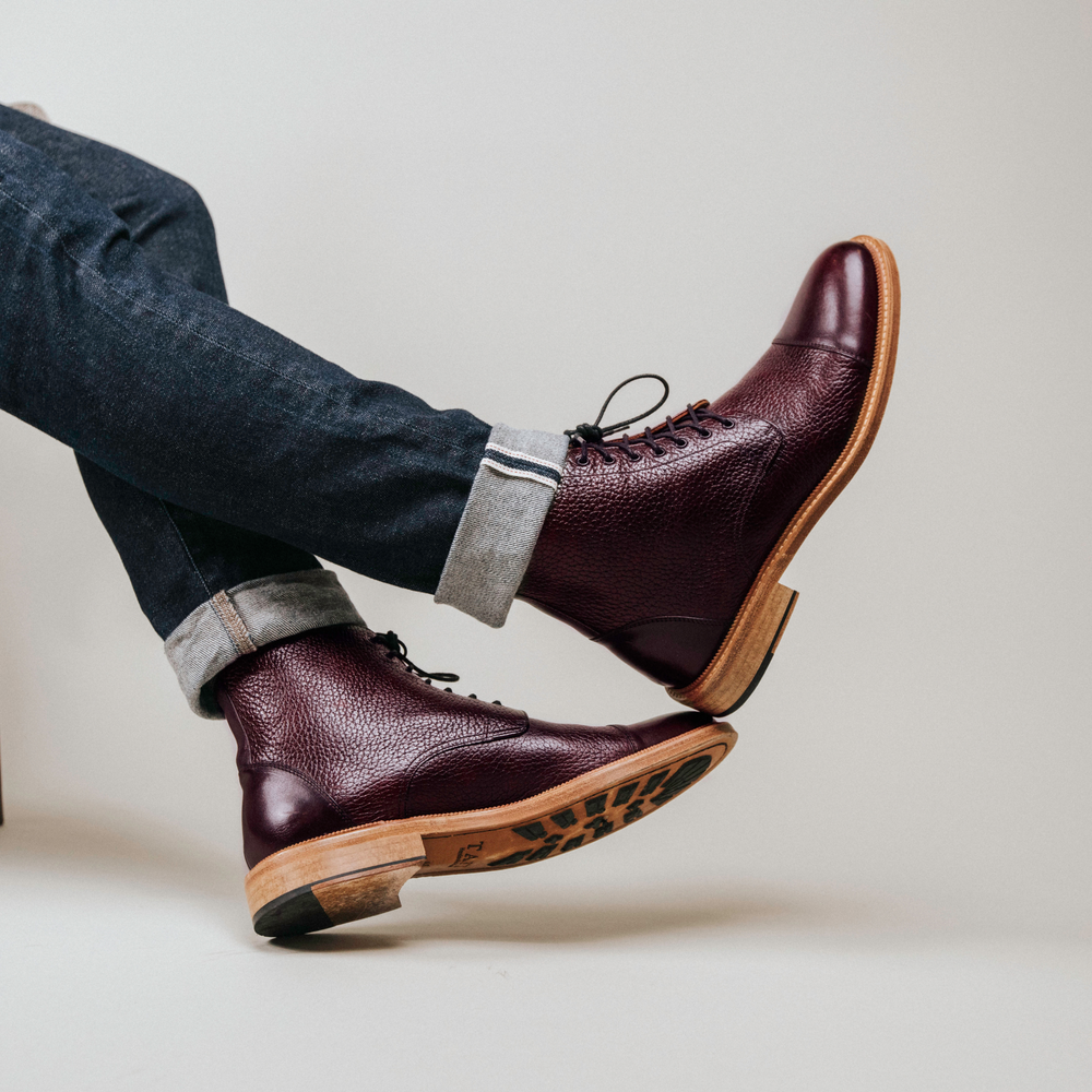 The Rome Boot in Oxblood