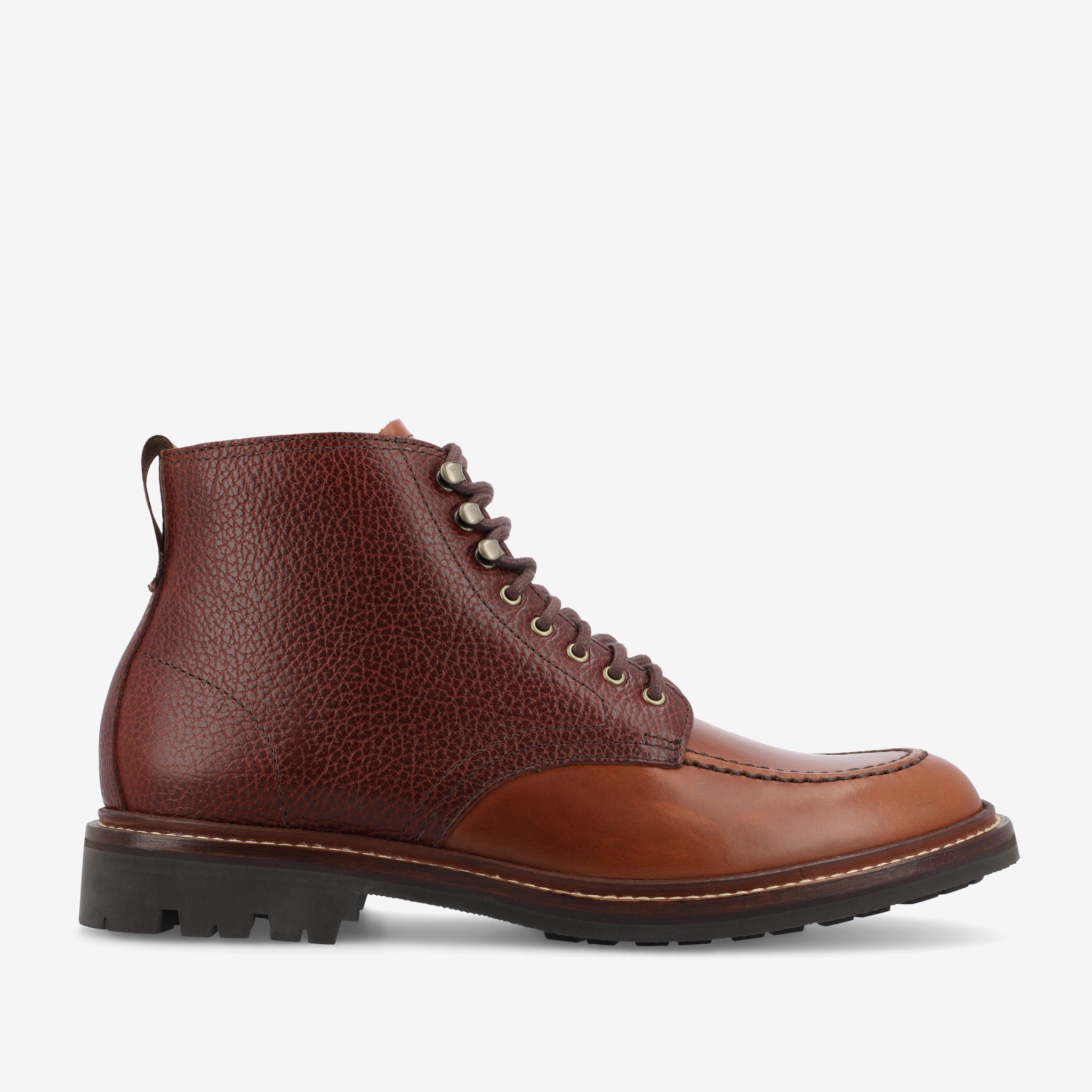 The Darcey Boot in Honey Leather Hiking Boots TAFT