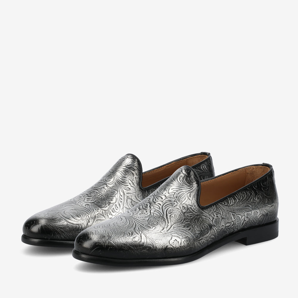 The Estate Slipper in Forged Floral