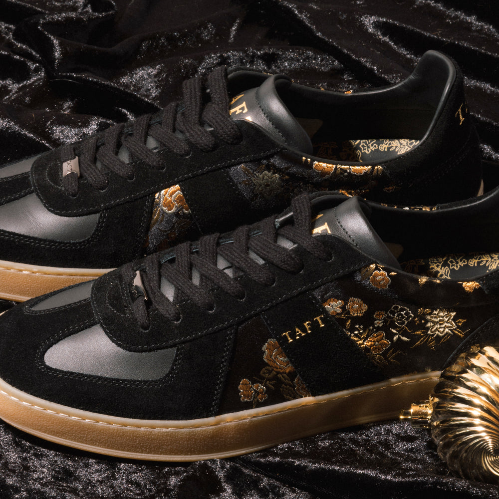 The Gatsby Sneaker in Eden Noir