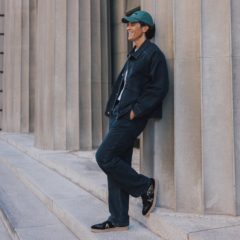 The Gatsby Sneaker in Eden Noir