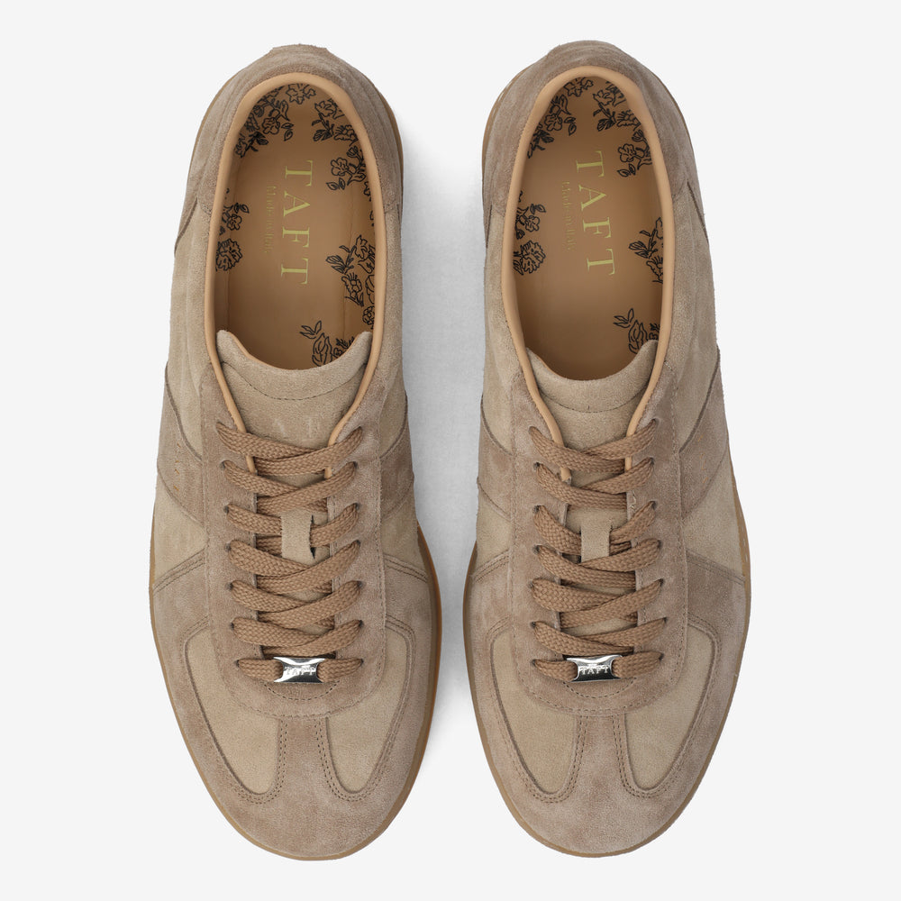 The Gatsby in Taupe Suede