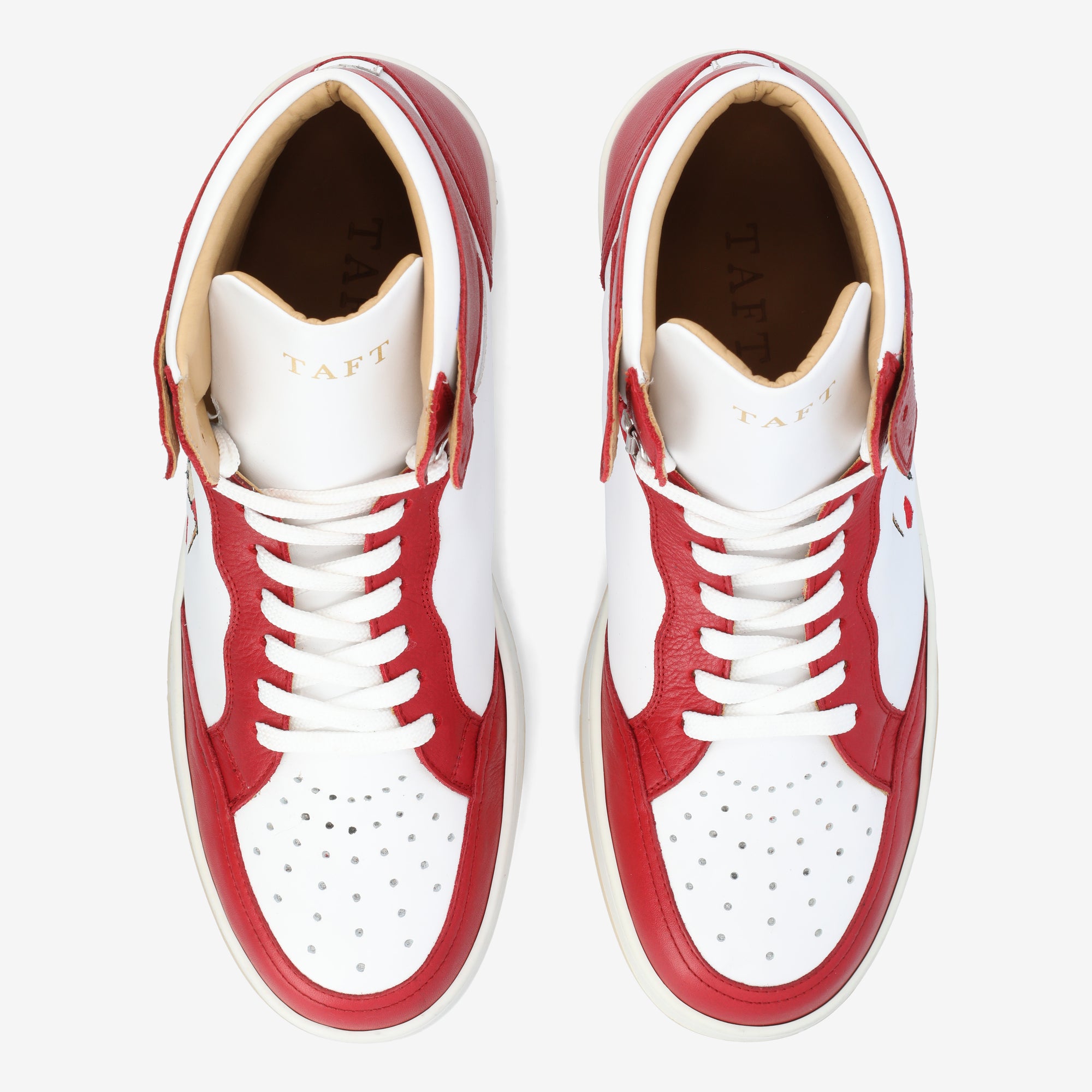 The Rapido High-top Sneaker in Red Hummingbird