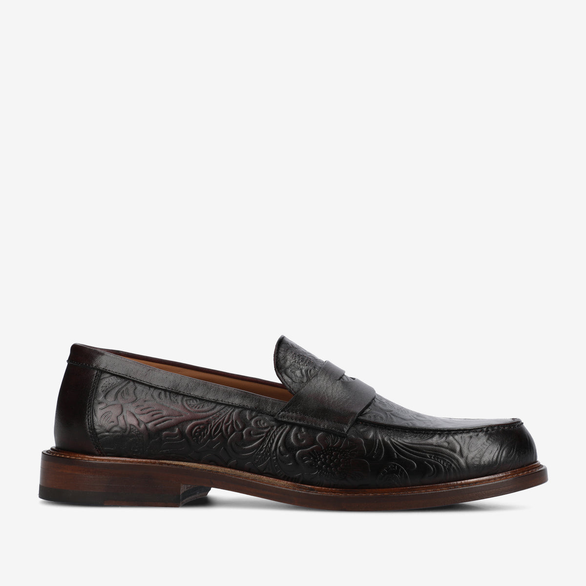 Men\'s Black and Brown Loafers Todi - Men main image 3