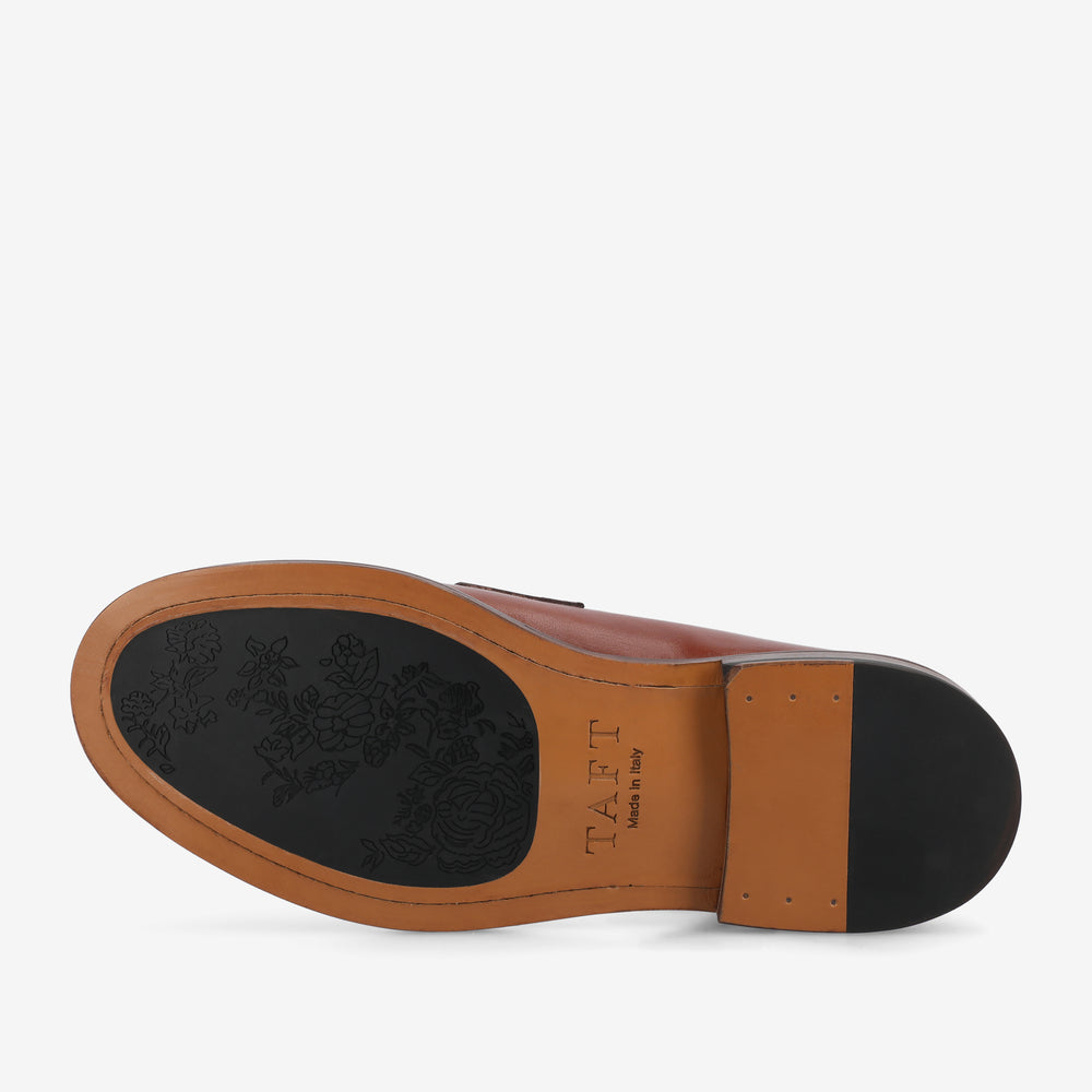 The Jack Penny Loafer in Washed Denim Floral