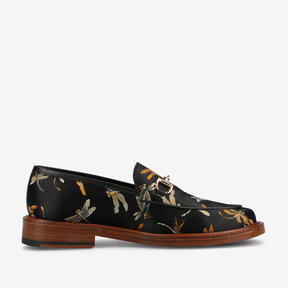 The Fitz Black Loafers - Black Dragonfly | TAFT