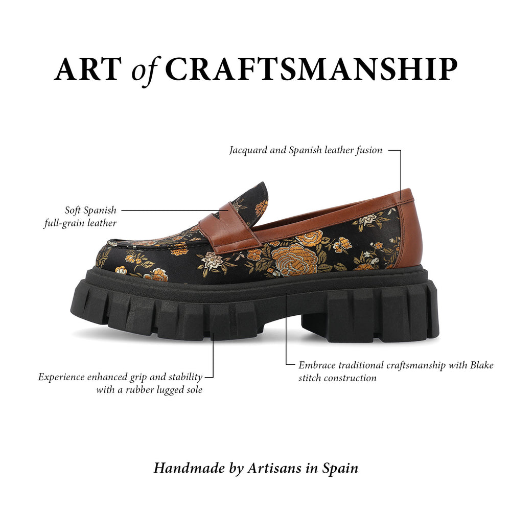 The Flora Women's Loafer in Eden