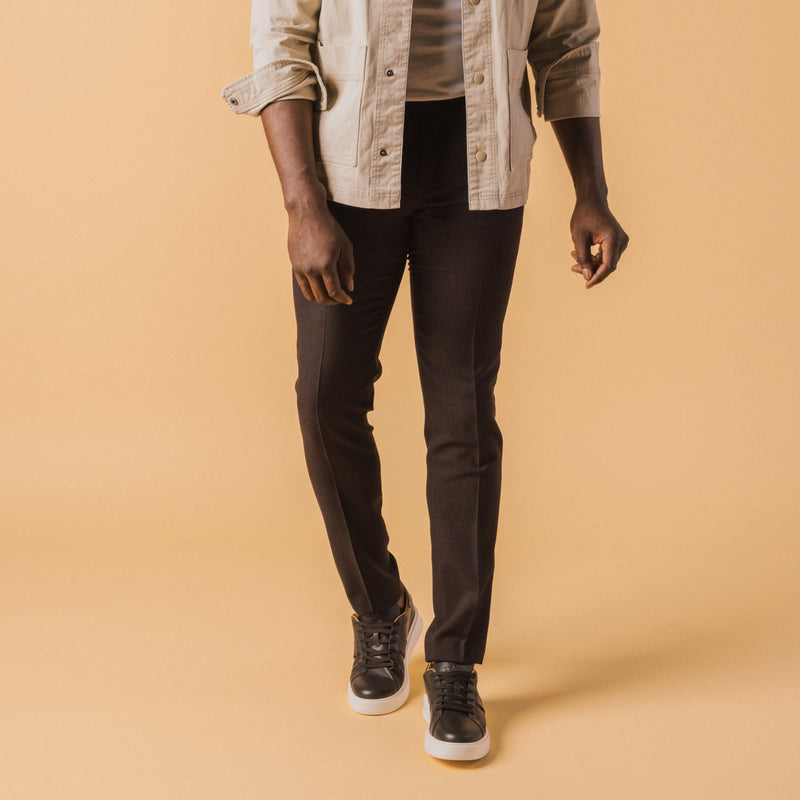 The Logan Sneaker in Chocolate