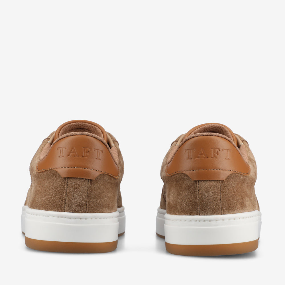 The Rapido Low-top Sneaker in Taupe Suede