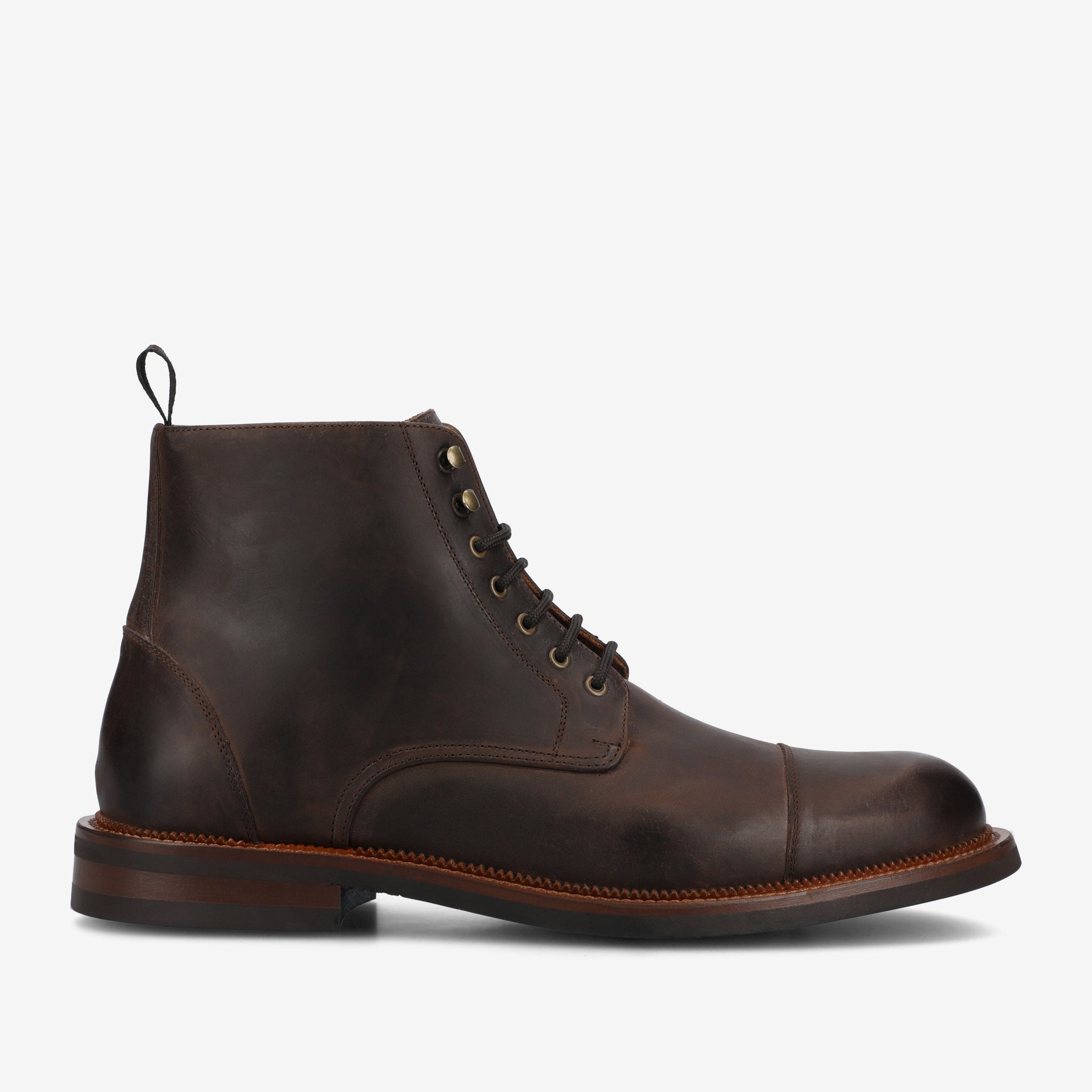 TAFT Men's Rome Dress Boots - Dark Brown