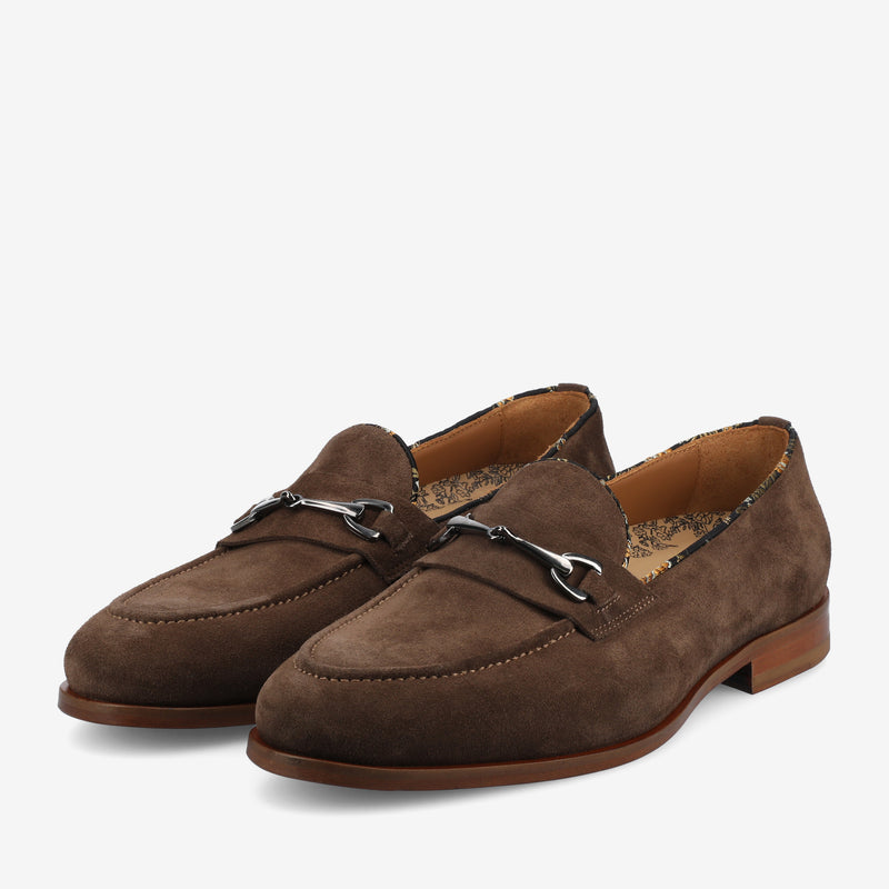 The Russell in Taupe Suede