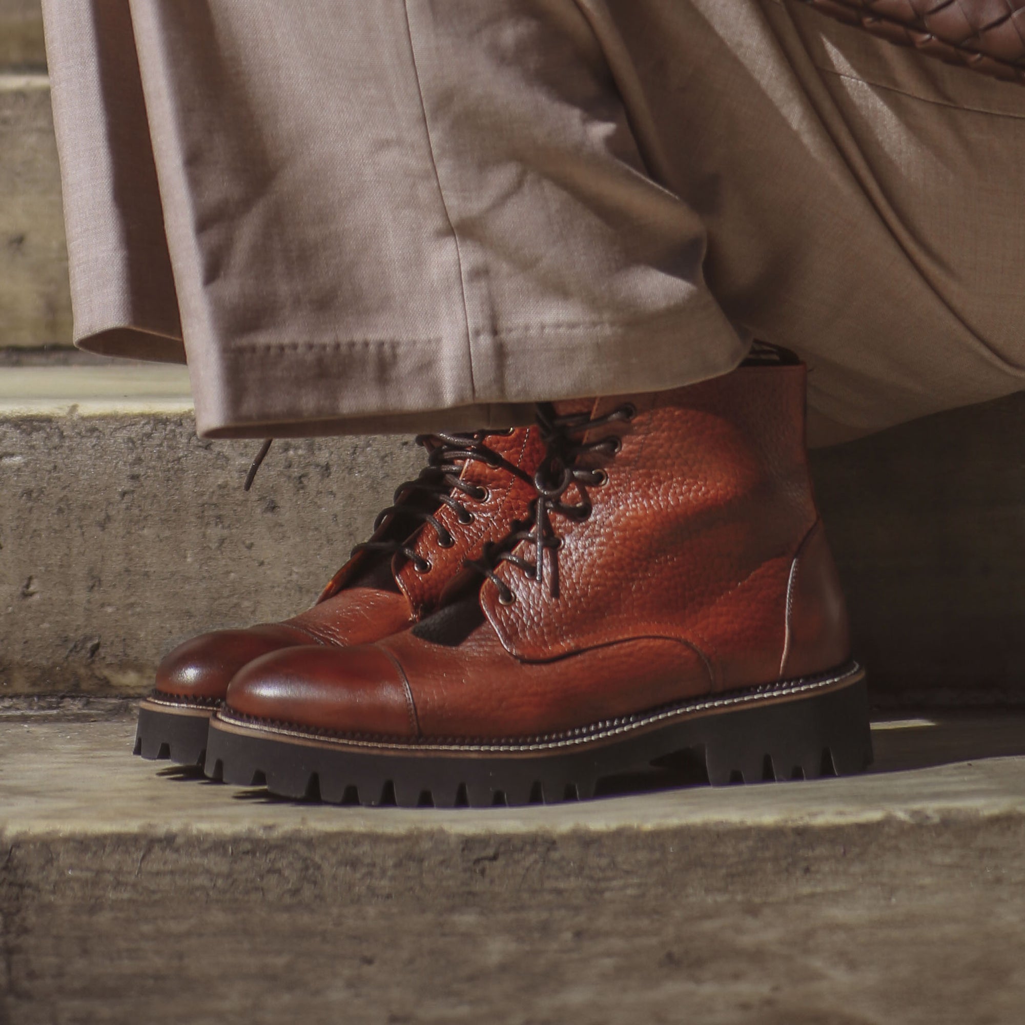 The Roma Boot in Brown
