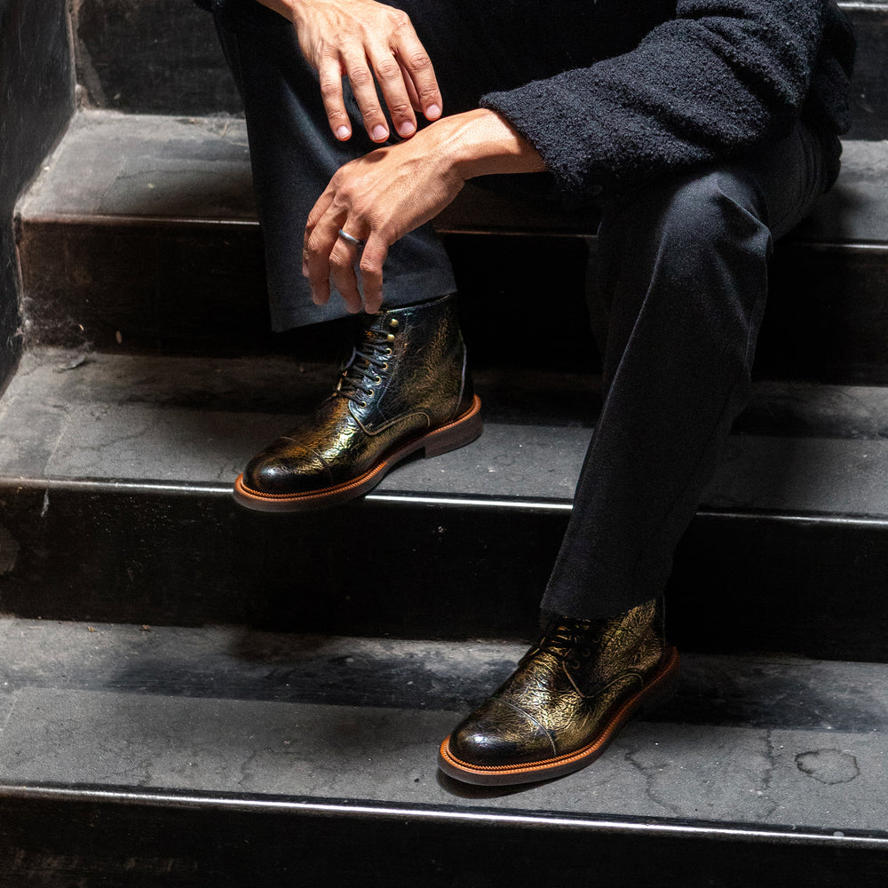 The Rome Dress Boot in Bronze