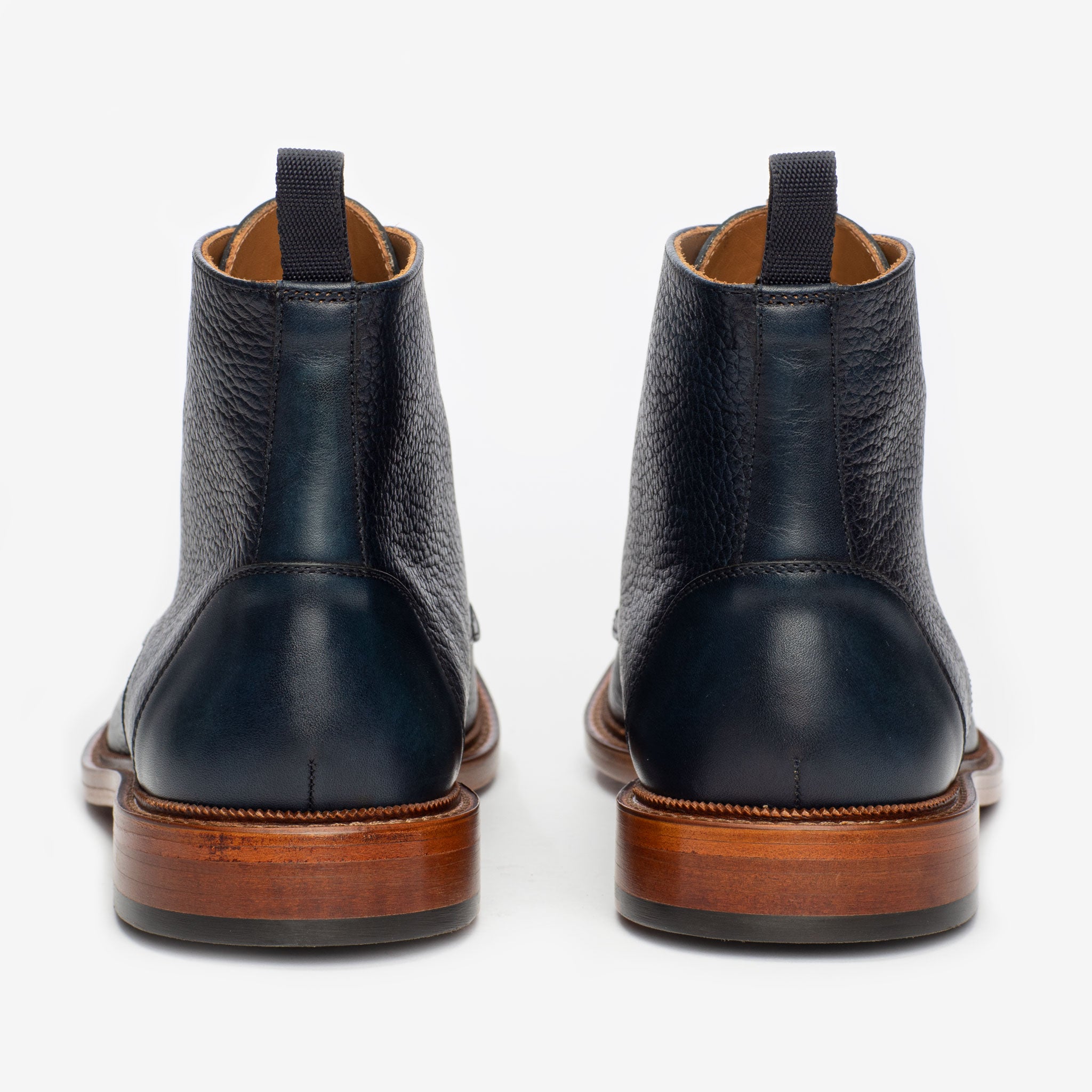 The Rome Boot - Navy Leather Boots | TAFT