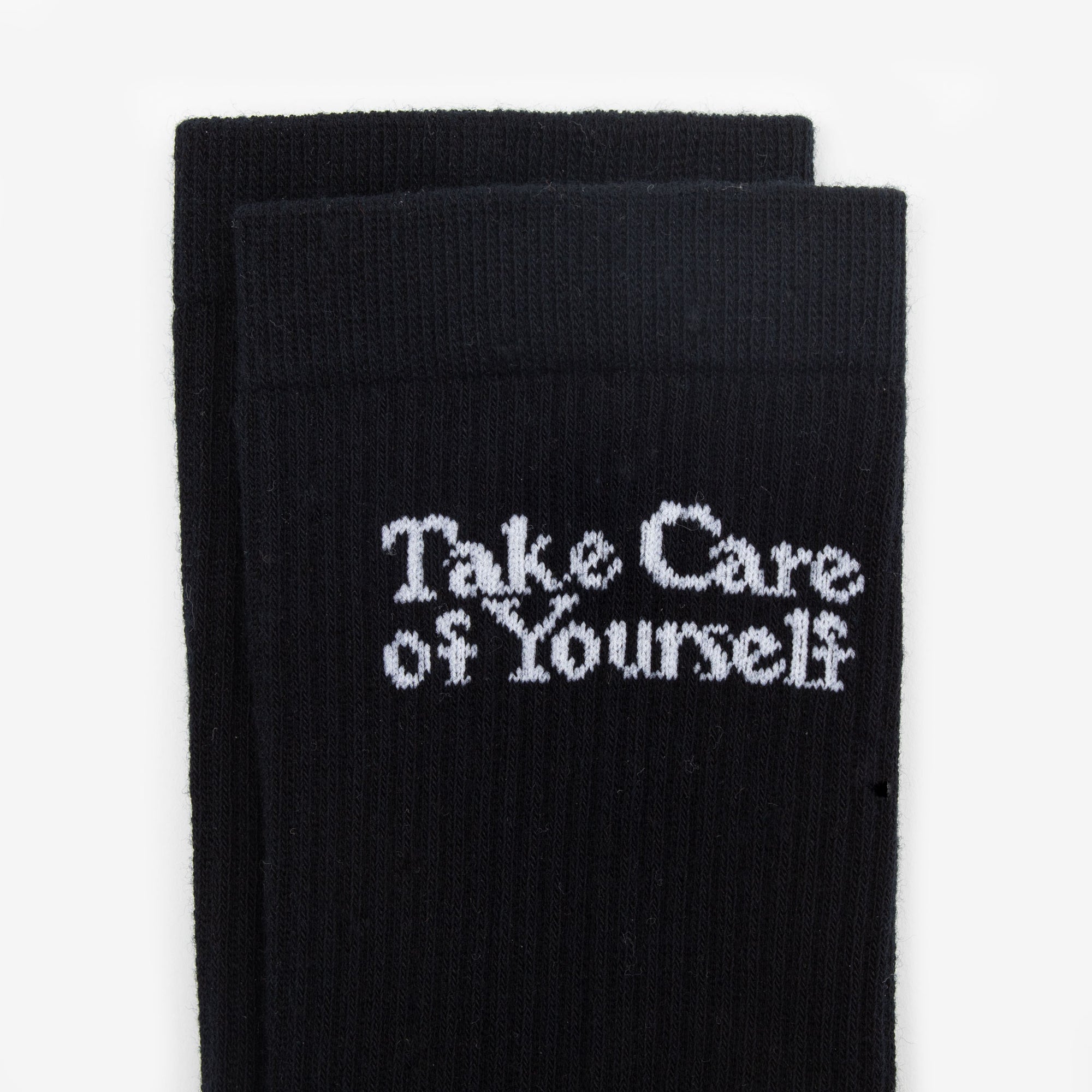 The Take Care Crew Sock in Black