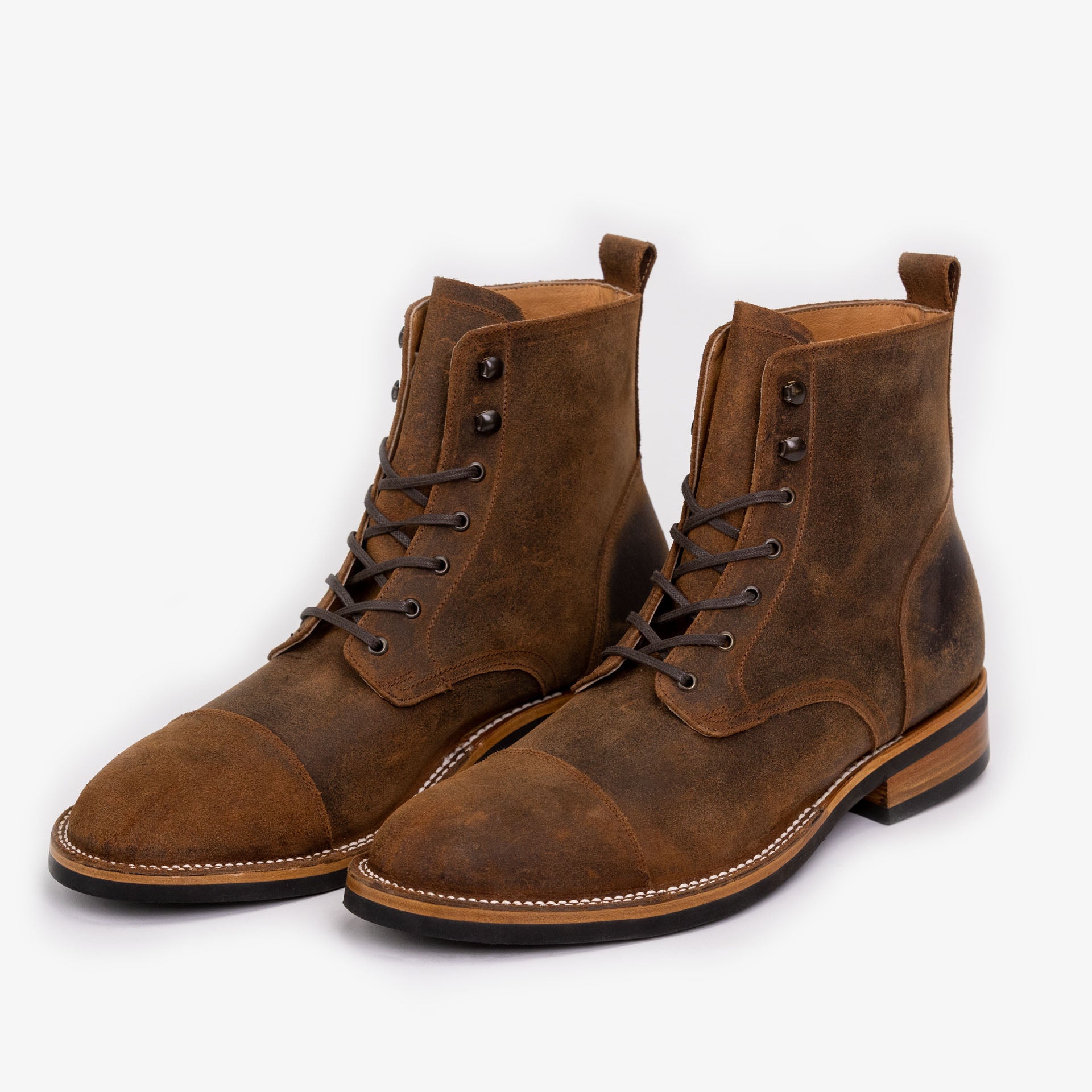 Rust sales suede boots