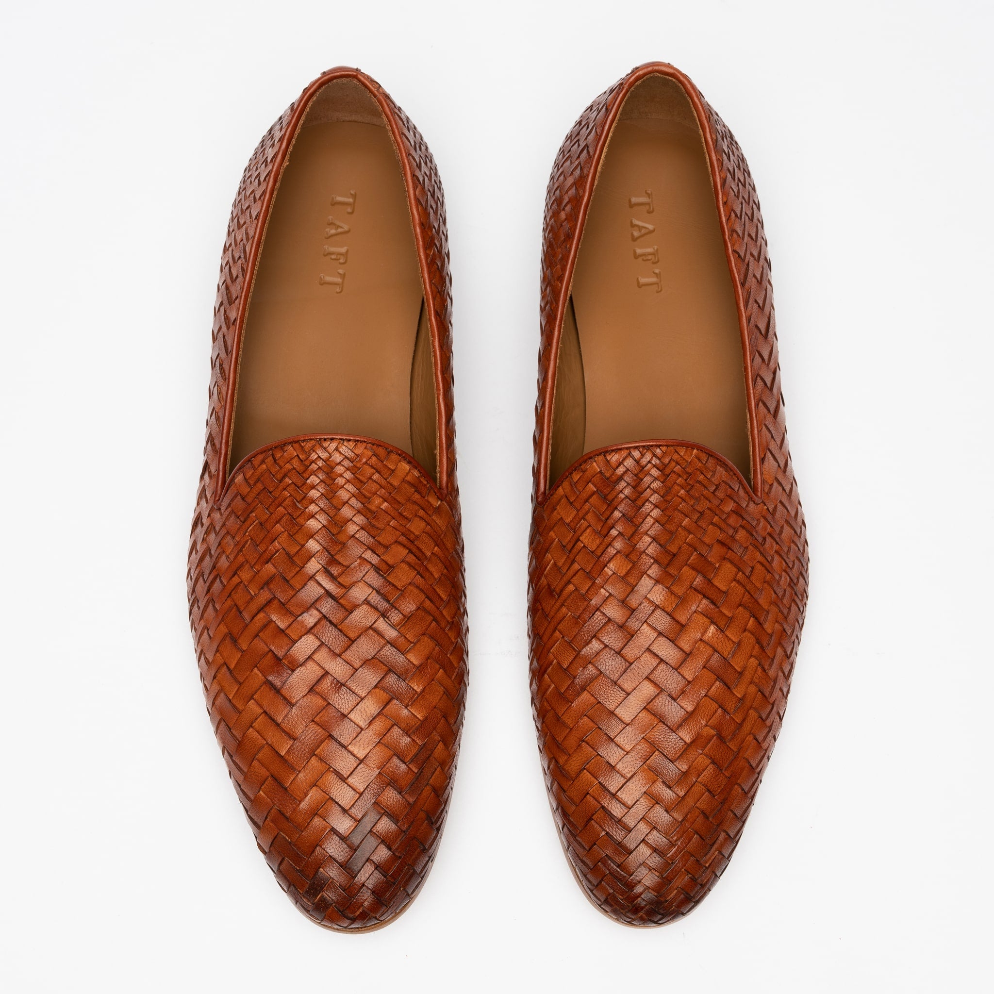 Mens woven best sale slip on