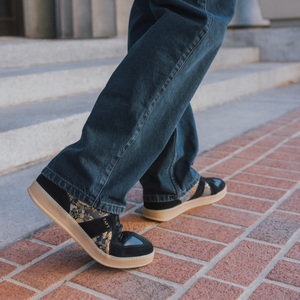 The Gatsby Sneaker in Eden Noir