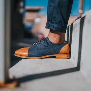 The Jack Shoe in Navy