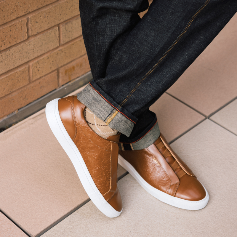The James Sneaker in Tan