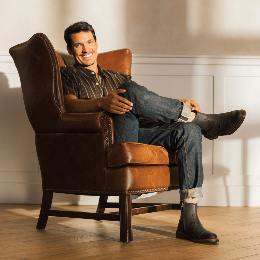 The Lewis Boot in Dark Brown