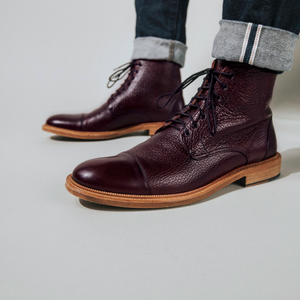 The Rome Boot in Oxblood