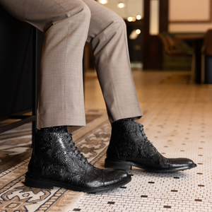 TAFT Men's Rome Boot - Black - Casual Boots - 9 TAFT Men's Rome Boot - Black - Casual Boots - 9