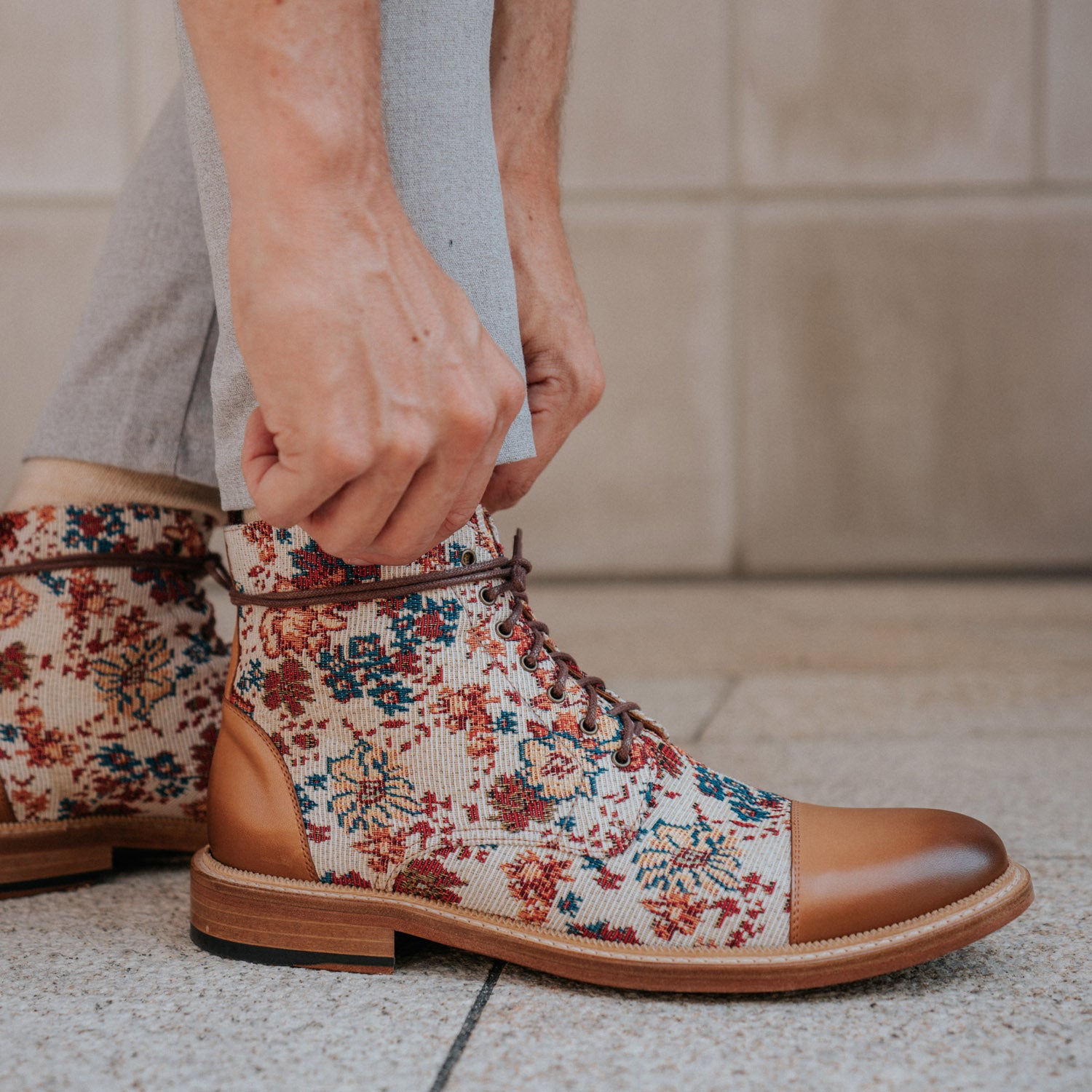 The Jack Boot in Florence Floral Boot TAFT