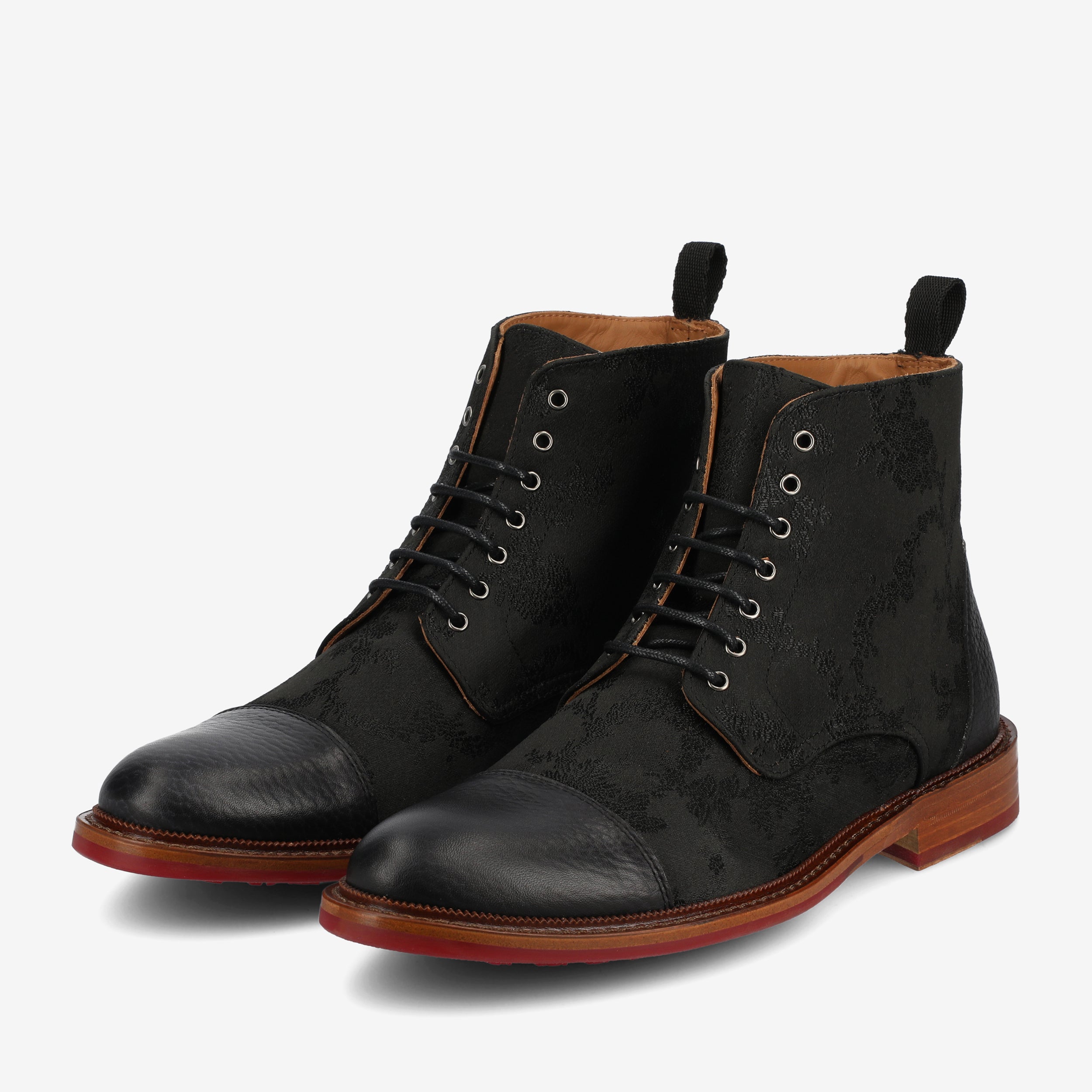 The Jack Boot in Gotham Red Soled Boots TAFT