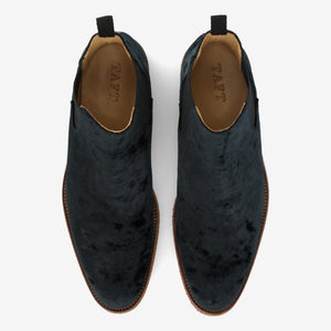 The Jude Boot in Black Velour