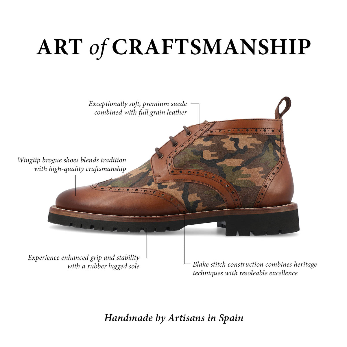 The Livingston Chukka in Camo (Last Chance, Final Sale)