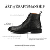 The Rome Boot in Noir Viejo