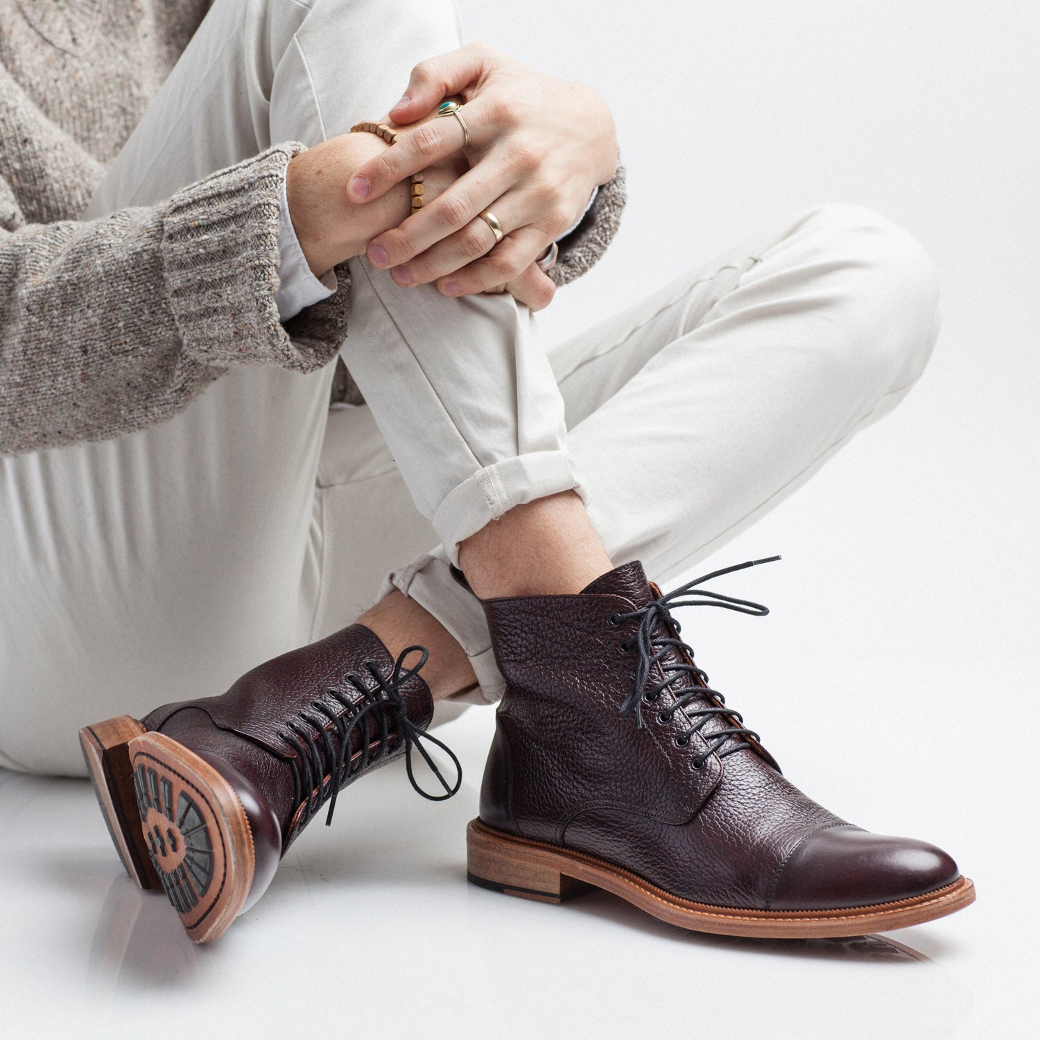 The Rome Boot Men s Oxblood Boots TAFT