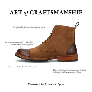 The Troy Boot in Cognac (Last Chance, Final Sale)