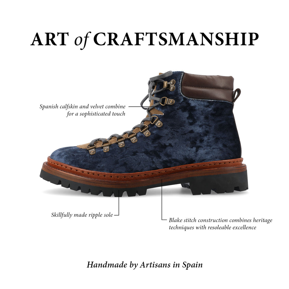 The Viking Boot in Deep Azure (Last Chance, Final Sale)