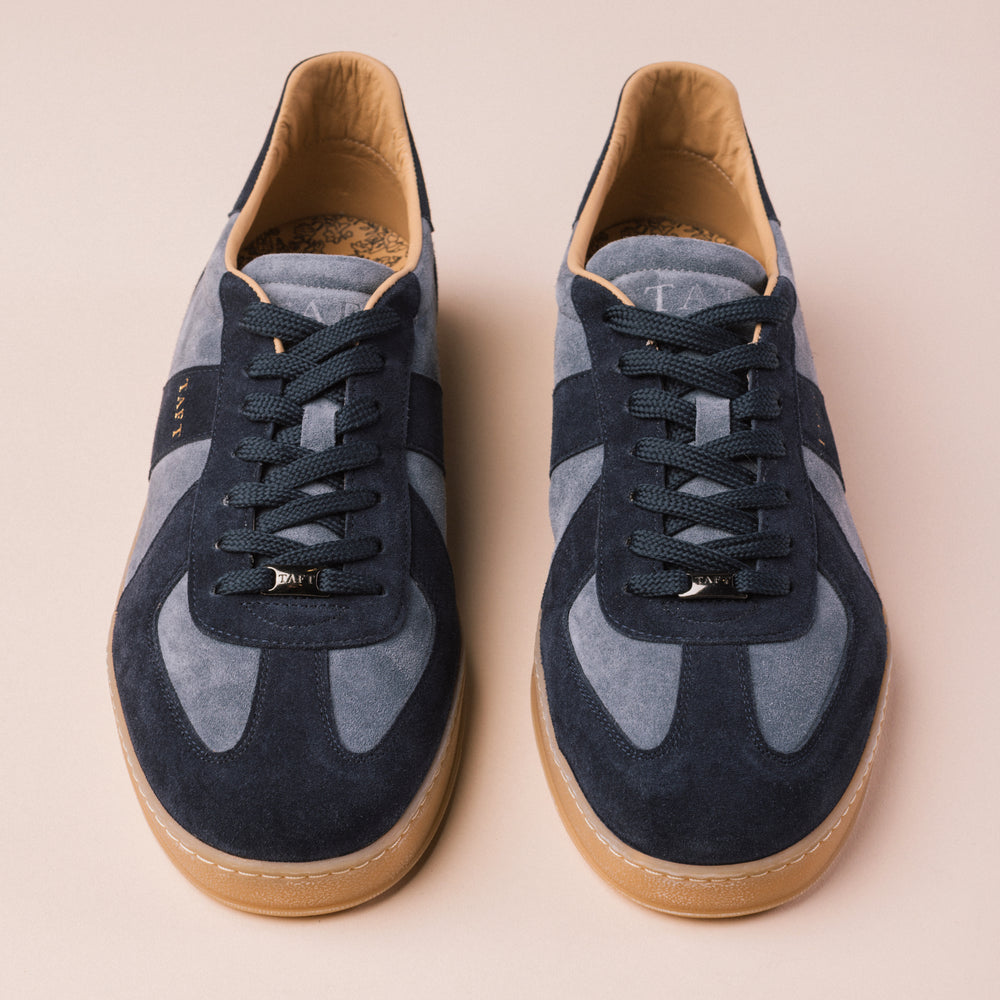 The Gatsby Sneaker in Blue Suede