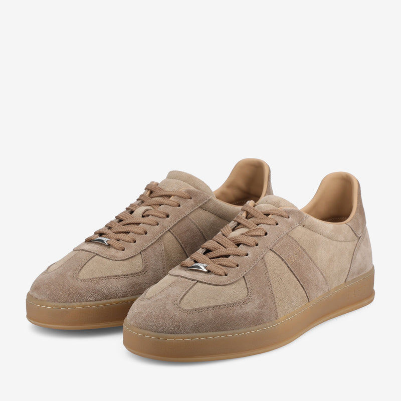 The Gatsby in Taupe Suede