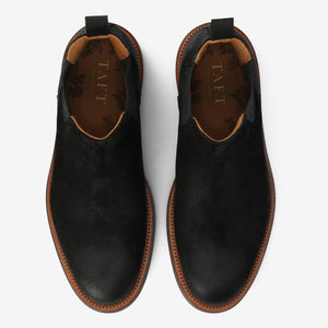 The Glen Boot in Black Suede