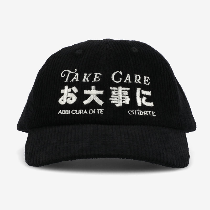 Corduroy Care Collection Hat in Black