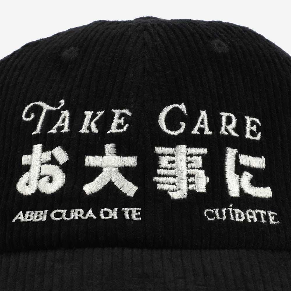 Corduroy Care Collection Hat in Black