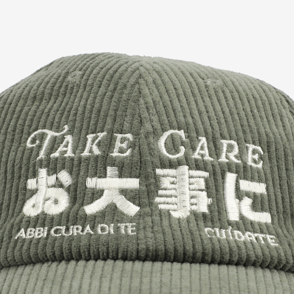 Corduroy Care Collection Hat in Sage