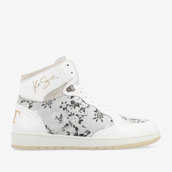 The Rapido High-top Sneaker in Eden Blanc