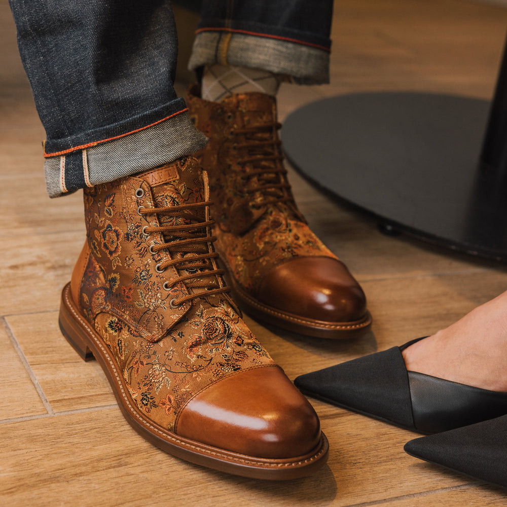 The Jack Dress Boot in Duskwood Floral