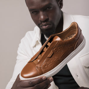 The James Sneaker in Tan