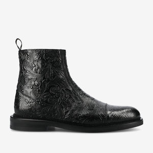 The Lewis Boot in Black Floral